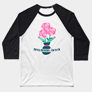 mommiana.mommiana gift.mommiana flower Floral design Cute gift for girls heart & Vas illustration Baseball T-Shirt